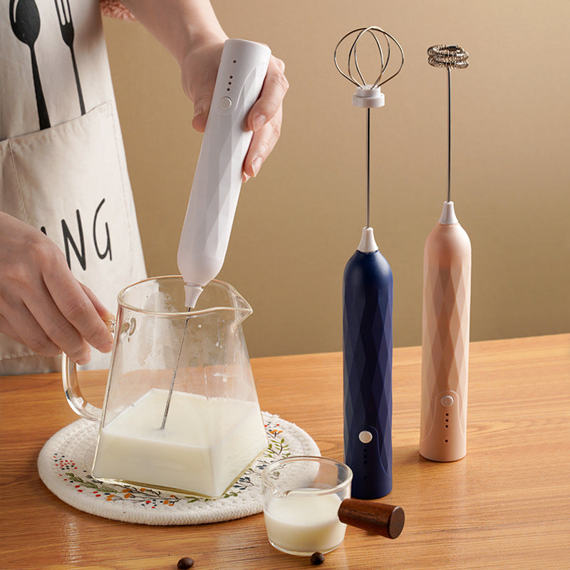 Espumador de leche portátil con 3 velocidades ajustables