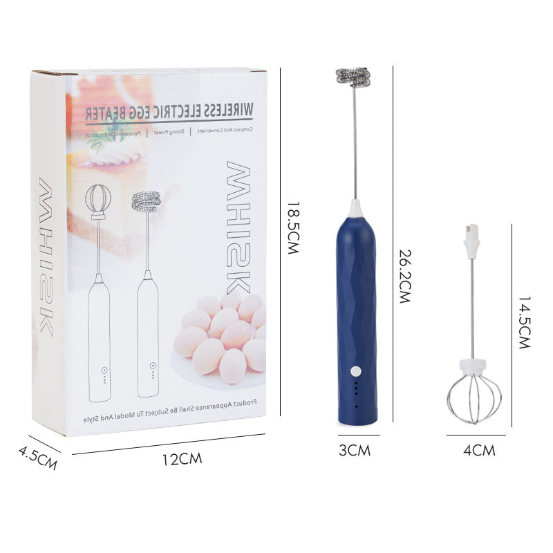 Espumador de leche portátil con 3 velocidades ajustables