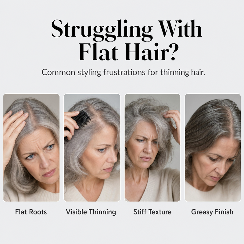 Gratis pluizig-haarstyling-spray, volumineuze haarspray met langdurige perzikgeur voor de hele dag