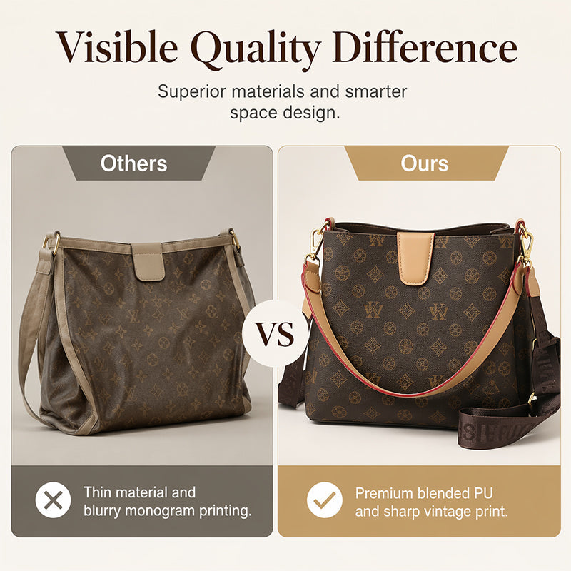Bolso cubo elegante de mujer, bolso de hombro y bandolera