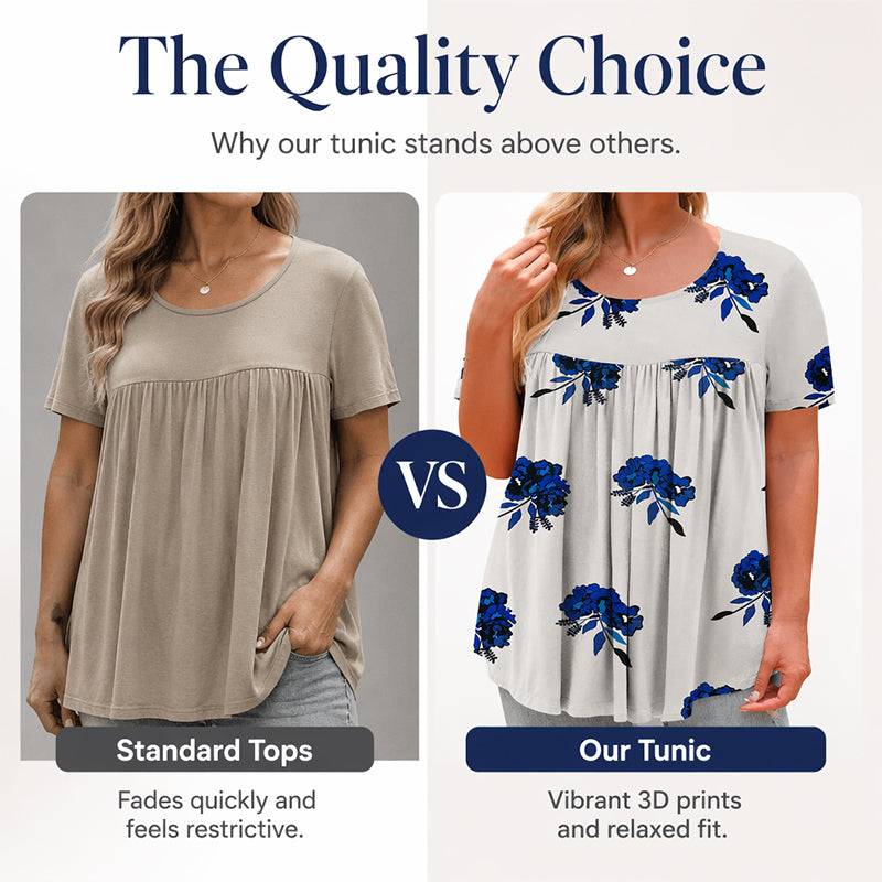 Flowy Floral Tunic Tee
