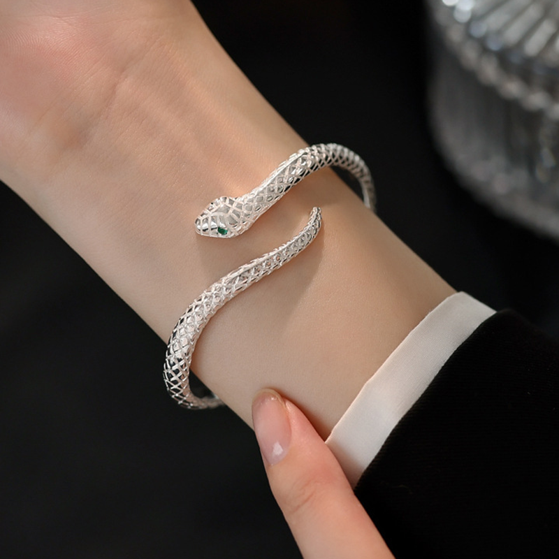 Vintage armband met slangmotief