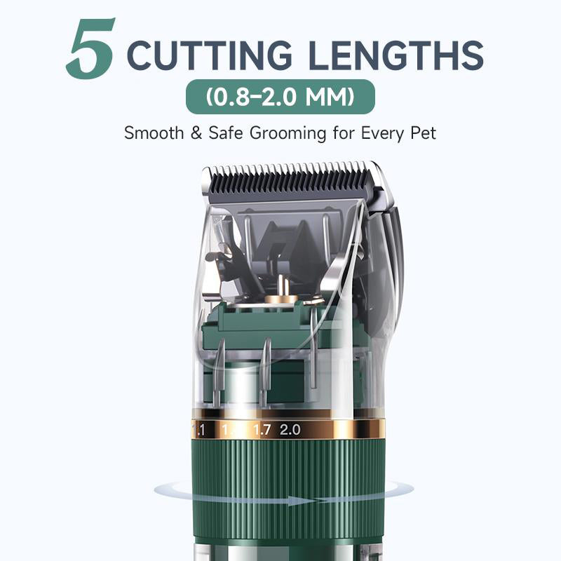Quiet Pet Groomer-Rechargeable,Powerful, and Versatile