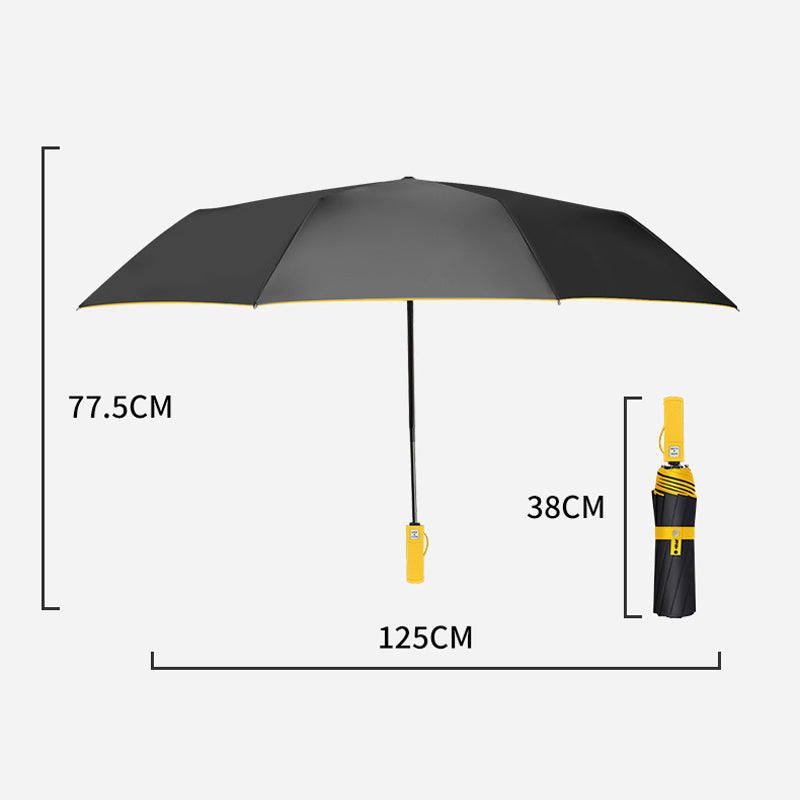 Grande ombrello automatico da sole e da pioggia ¨C telo extra-large da 125cm, resistente ai raggi UV e ad asciugatura rapida.