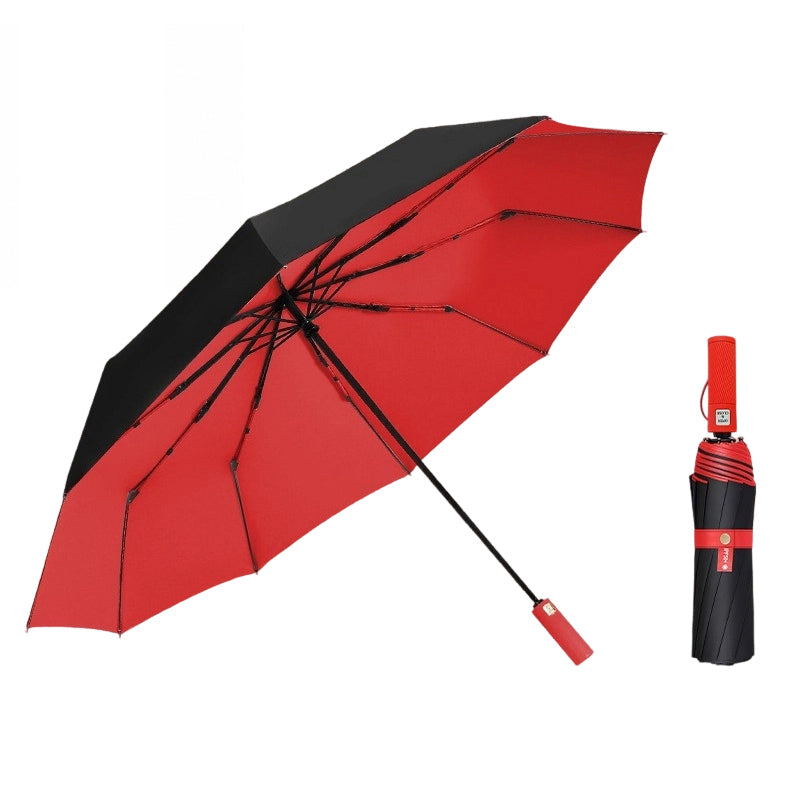 Grande ombrello automatico da sole e da pioggia ¨C telo extra-large da 125cm, resistente ai raggi UV e ad asciugatura rapida.
