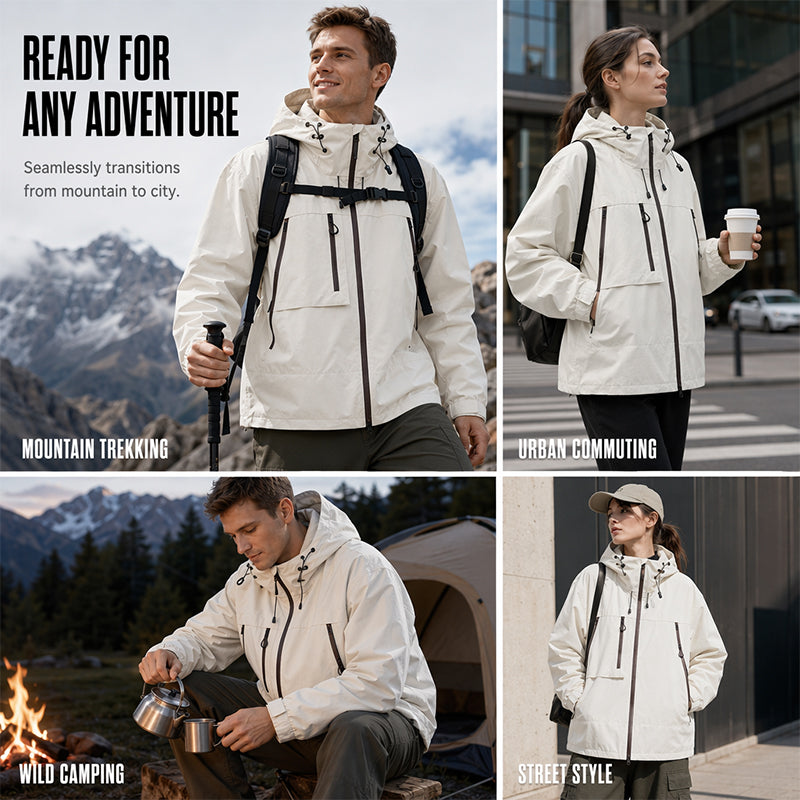 Nuovo arrivo: giacca unisex impermeabile e antivento con guscio rigido
