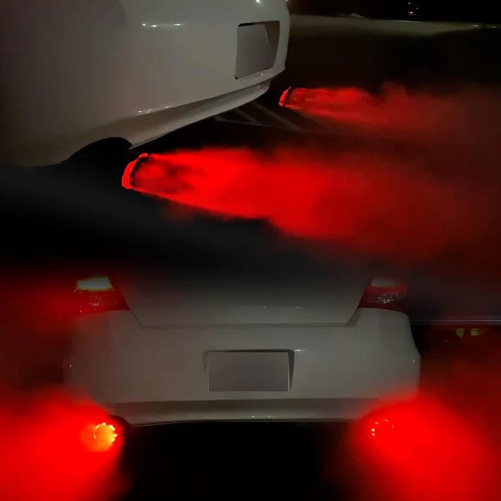 Universeel LED-uitlaatlampje voor de auto ¨C stijlvolle gloed achteraan voor elke rit