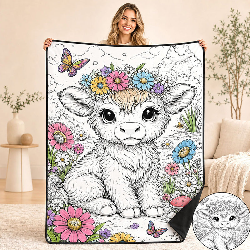 Manta para colorear DIY para niños