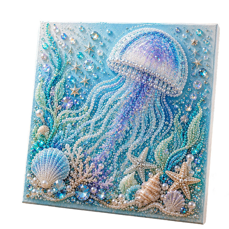 Kit créatif 2026 de peinture DIY sur le thème de la vie marine avec fausses perles
