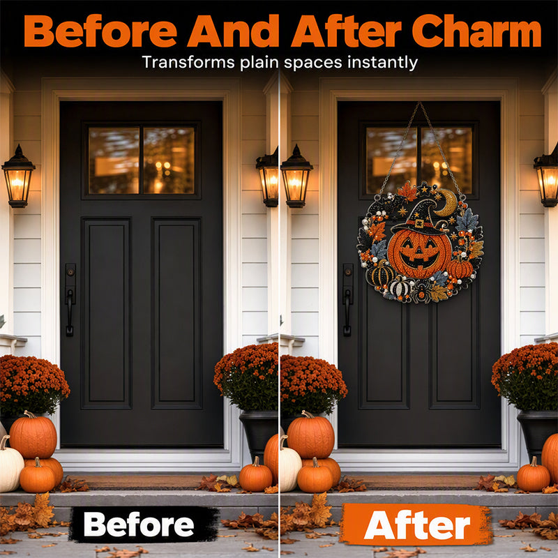 Kit per decorazione da appendere con arte diamantata a tema Halloween