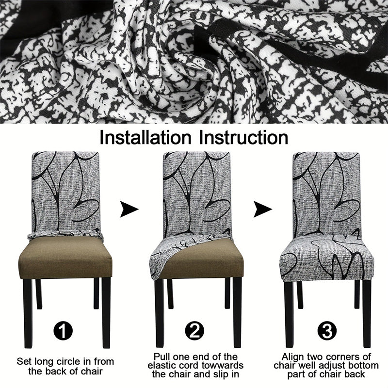 Elastische hoes voor eetkamerstoel