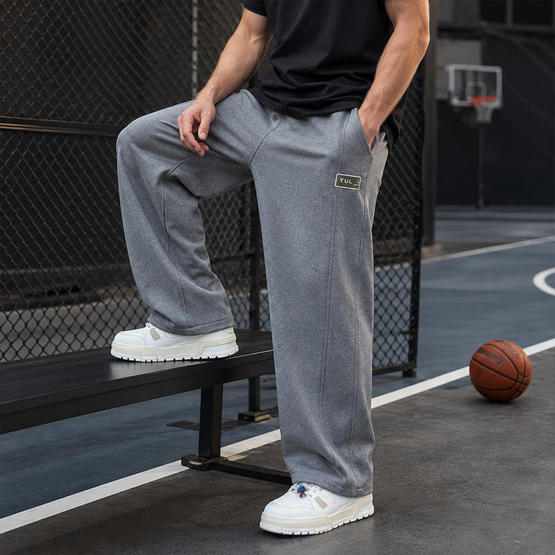 Pantalon décontracté à cordon avec poches pour homme