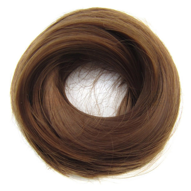 Gratis direct gekleurde haarknotextensie ¨C volumineuze haarscrunchie