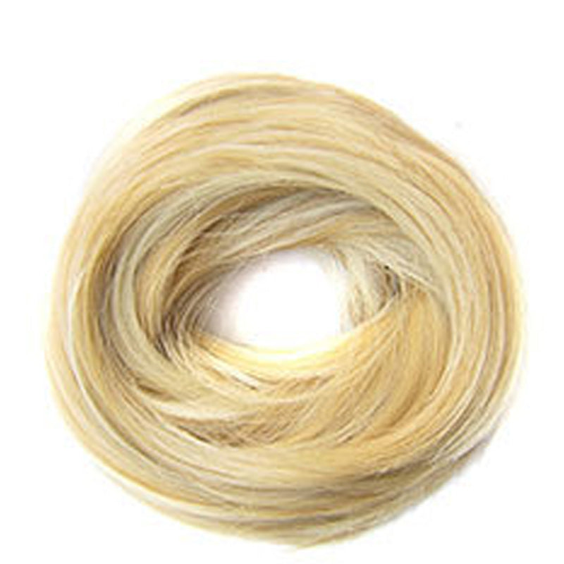 Gratis direct gekleurde haarknotextensie ¨C volumineuze haarscrunchie
