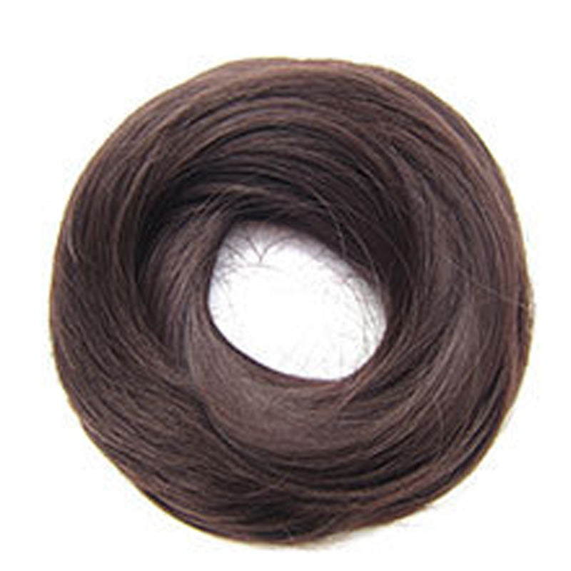 Gratis direct gekleurde haarknotextensie ¨C volumineuze haarscrunchie