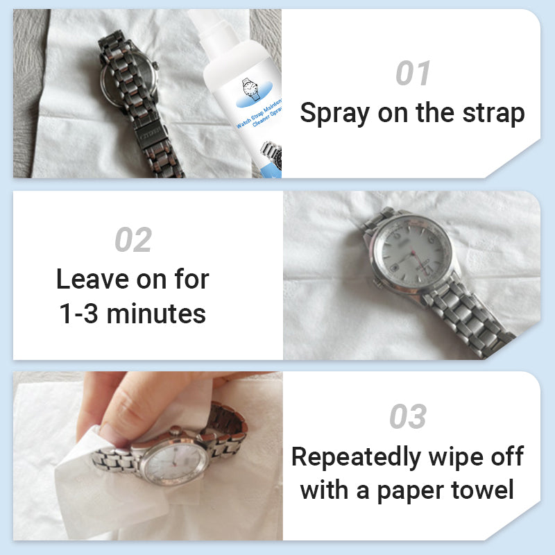 Spray nettoyant pour l’entretien des bracelets de montre