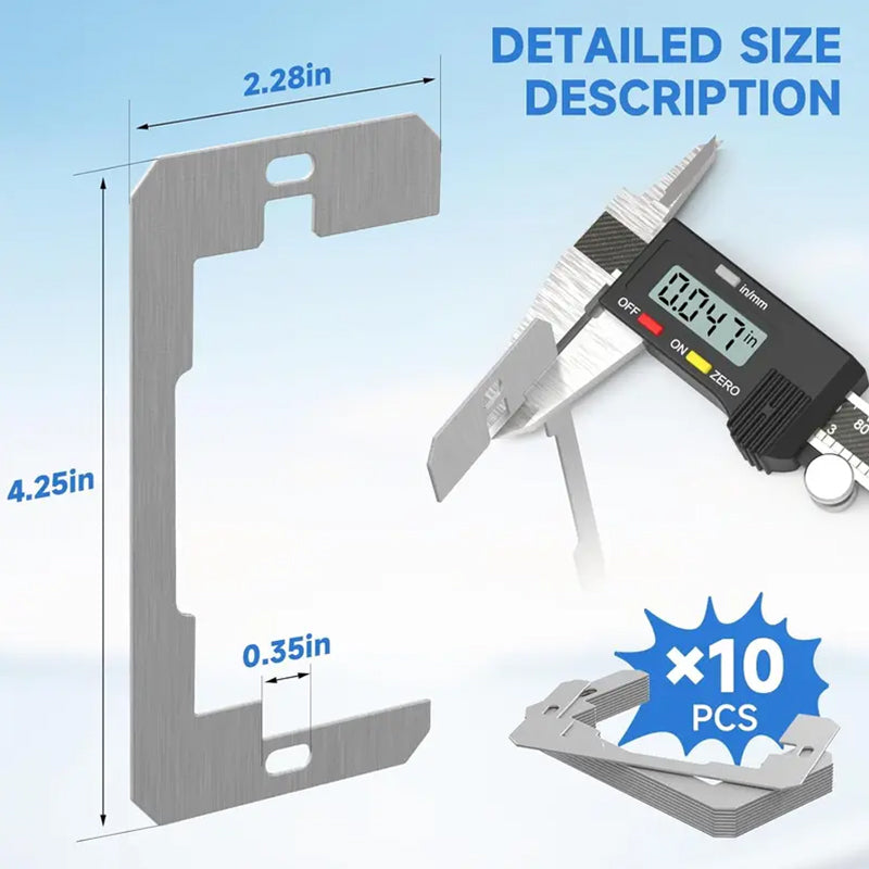 Metal Wall Plate Spacer For Uneven Electrical Outlet Boxes