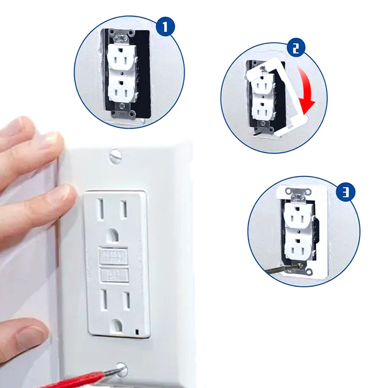 Metal Wall Plate Spacer For Uneven Electrical Outlet Boxes