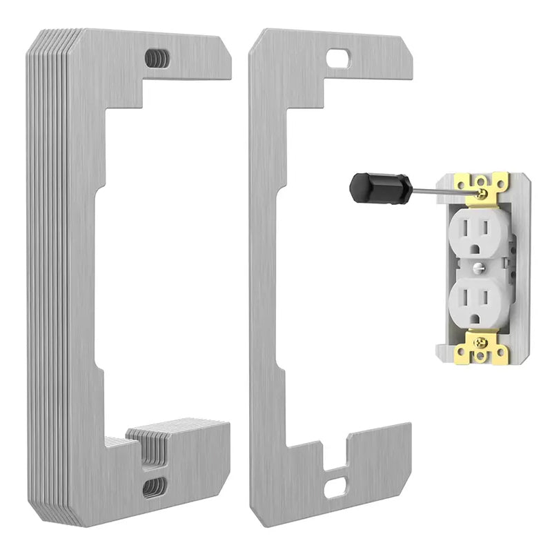 Metal Wall Plate Spacer For Uneven Electrical Outlet Boxes