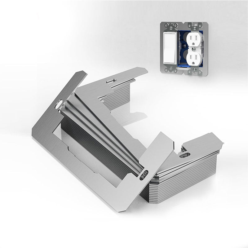 Metal Wall Plate Spacer For Uneven Electrical Outlet Boxes