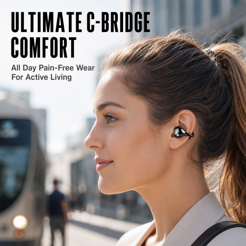 Écouteurs sans fil à clip à oreilles ouvertes