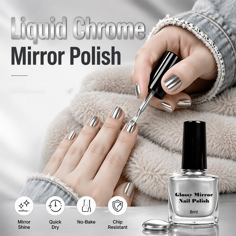Vernis à ongles métallique effet miroir ultra-brillant gratuit