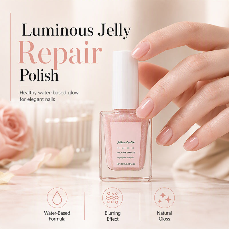 Vernis à ongles soin flouteur mat à base d'eau