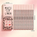 Define y fija durante todo el día ¨C set de delineadores de labios mate de 12 colores, resistentes a las manchas y de larga duración