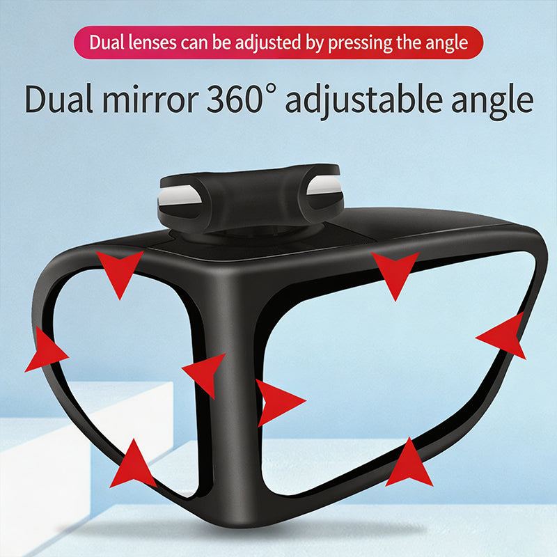Specchietto per angolo cieco a doppia lente, regolabile a 360¡ã ¨C orientabile, ampia visuale, ideale per il parcheggio