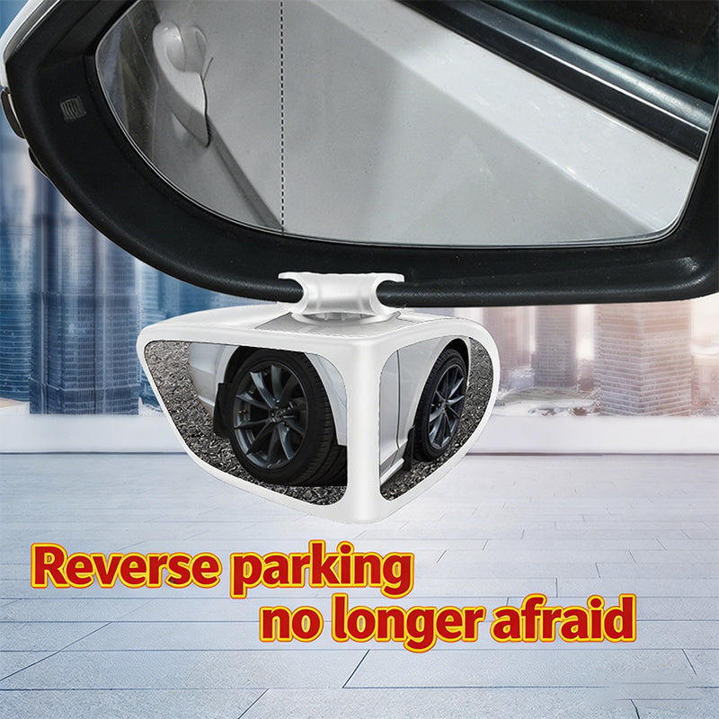 Specchietto per angolo cieco a doppia lente, regolabile a 360¡ã ¨C orientabile, ampia visuale, ideale per il parcheggio