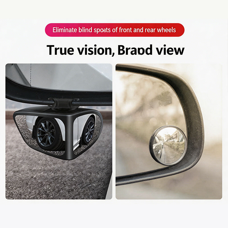 Specchietto per angolo cieco a doppia lente, regolabile a 360¡ã ¨C orientabile, ampia visuale, ideale per il parcheggio