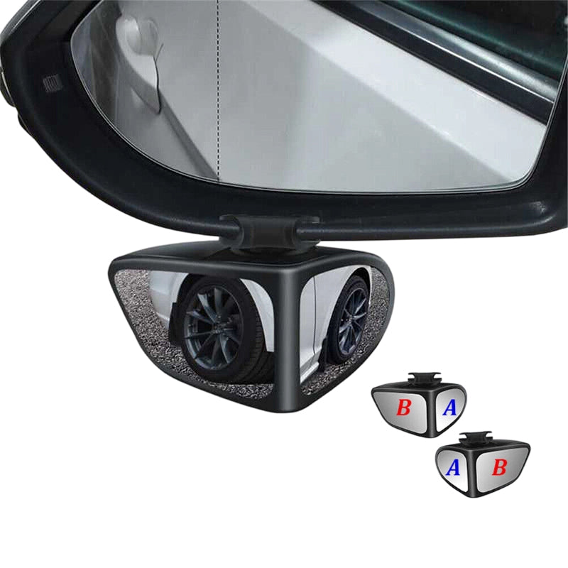 Specchietto per angolo cieco a doppia lente, regolabile a 360¡ã ¨C orientabile, ampia visuale, ideale per il parcheggio