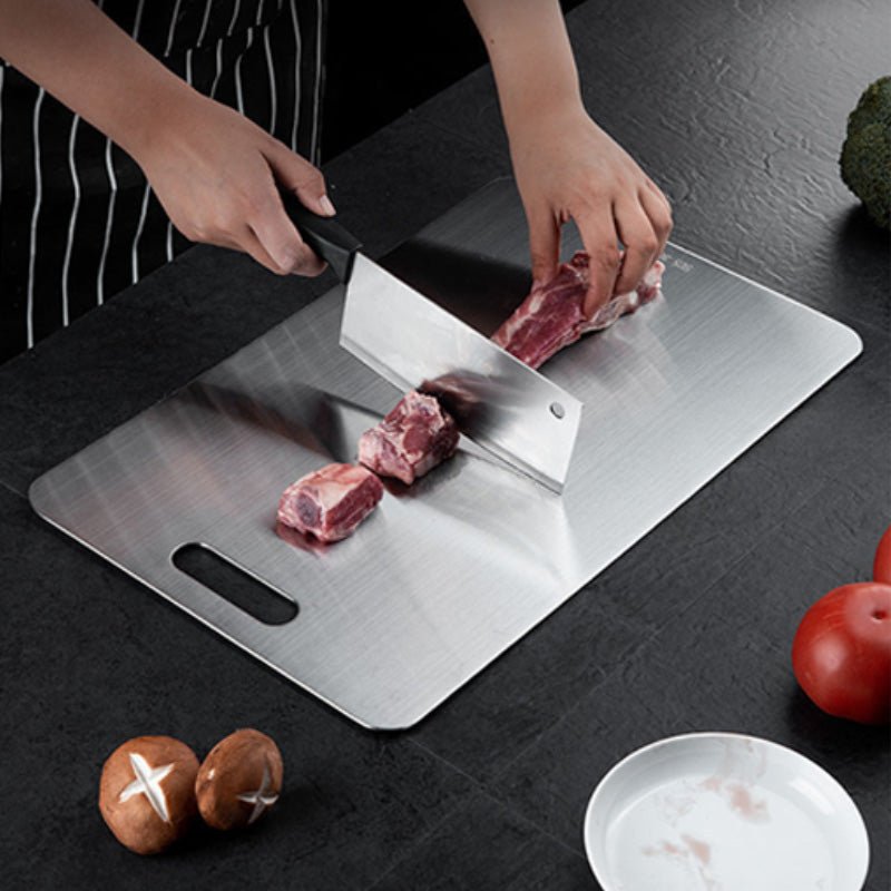 Tagliere domestico in acciaio inox spesso e antimuffa