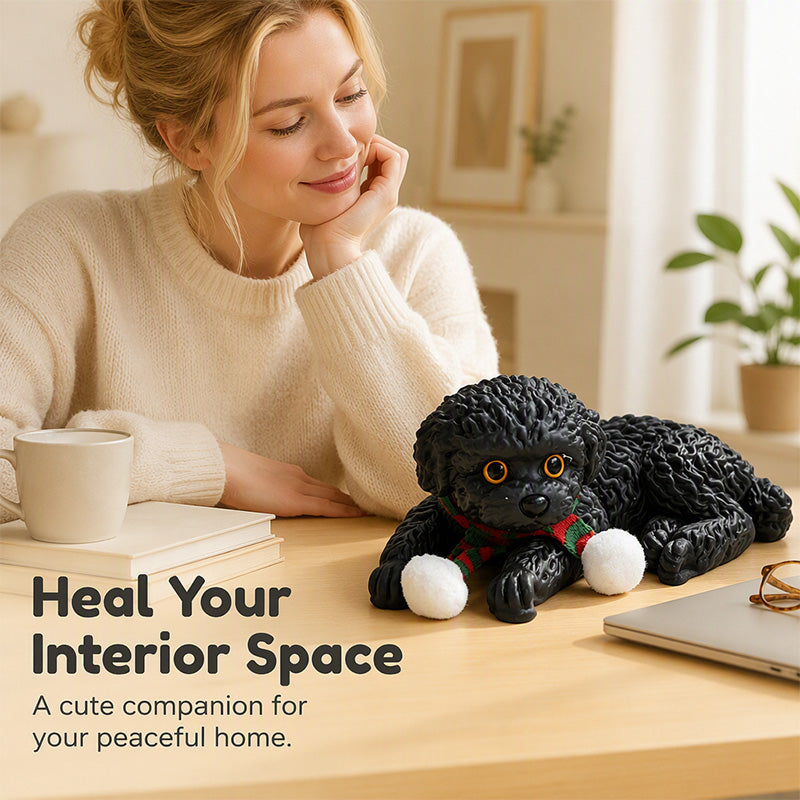 Schattig knuffelbaar teddyhondje als stressverlichtend speelgoed