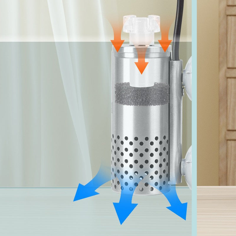 Mini-elektrische oppervlakteafschuimer voor aquarium