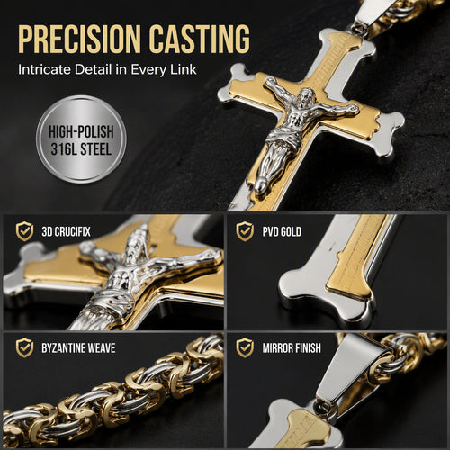 Collier à pendentif croix imposant 2026