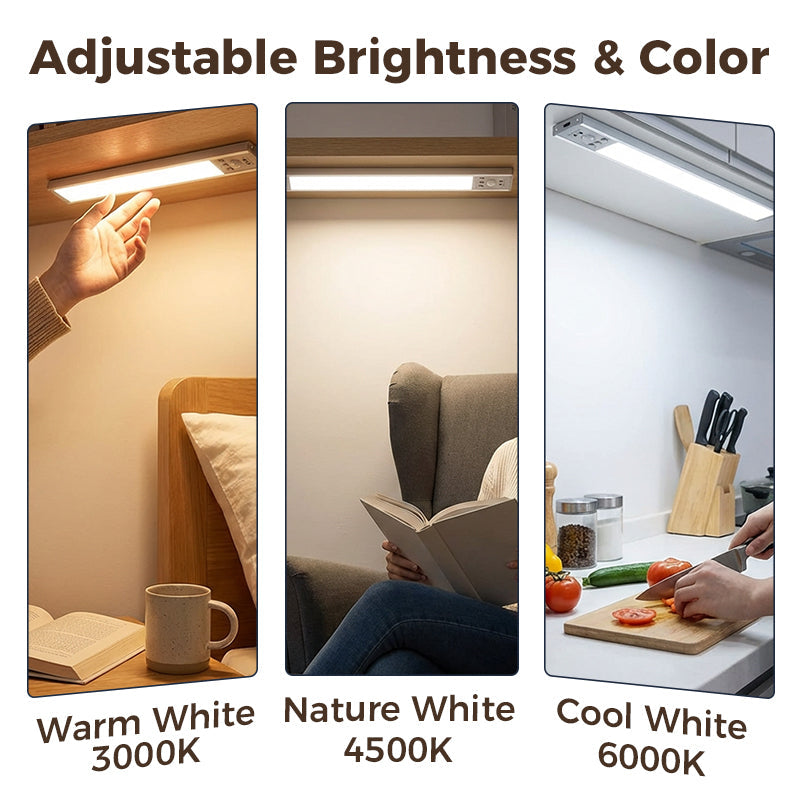 Save 50% Wireless Motion Sensor Light ¨C Rechargeable & Under-Cabinet Ready