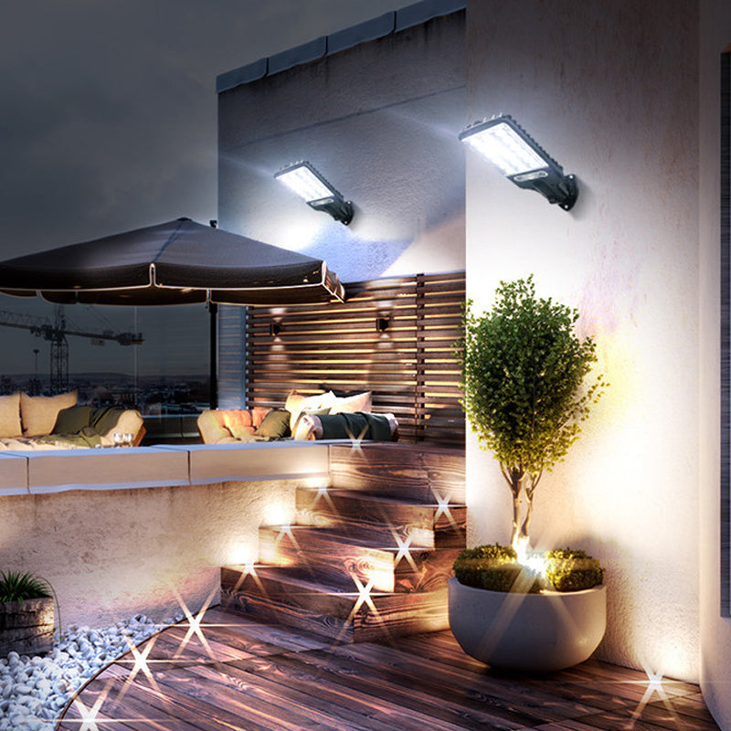 Buitenlamp op zonne-energie met ledverlichting en bewegingssensor