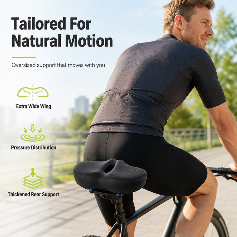 Cuscino oversize senza naso per sella da bicicletta