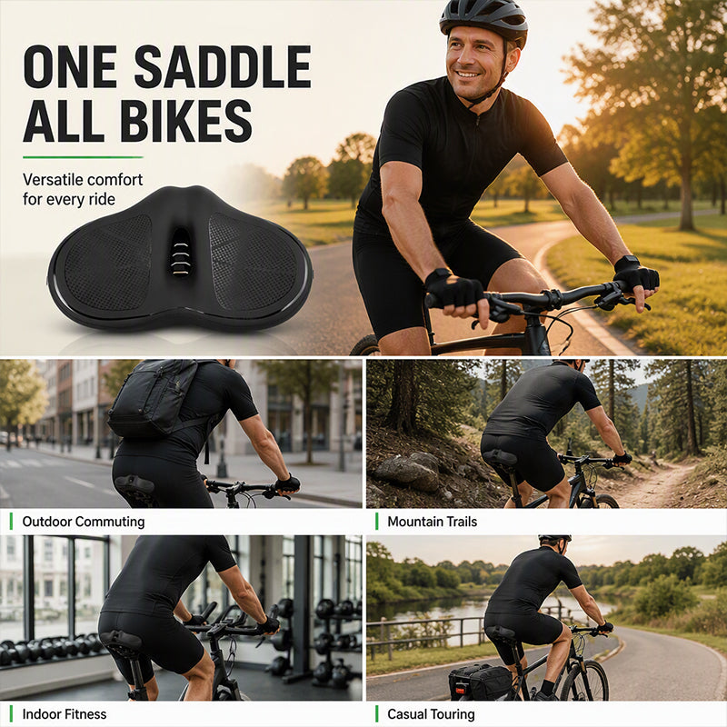 Cuscino oversize senza naso per sella da bicicletta