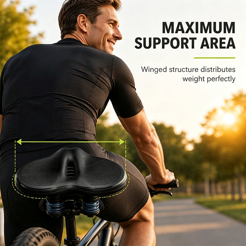 Cuscino oversize senza naso per sella da bicicletta