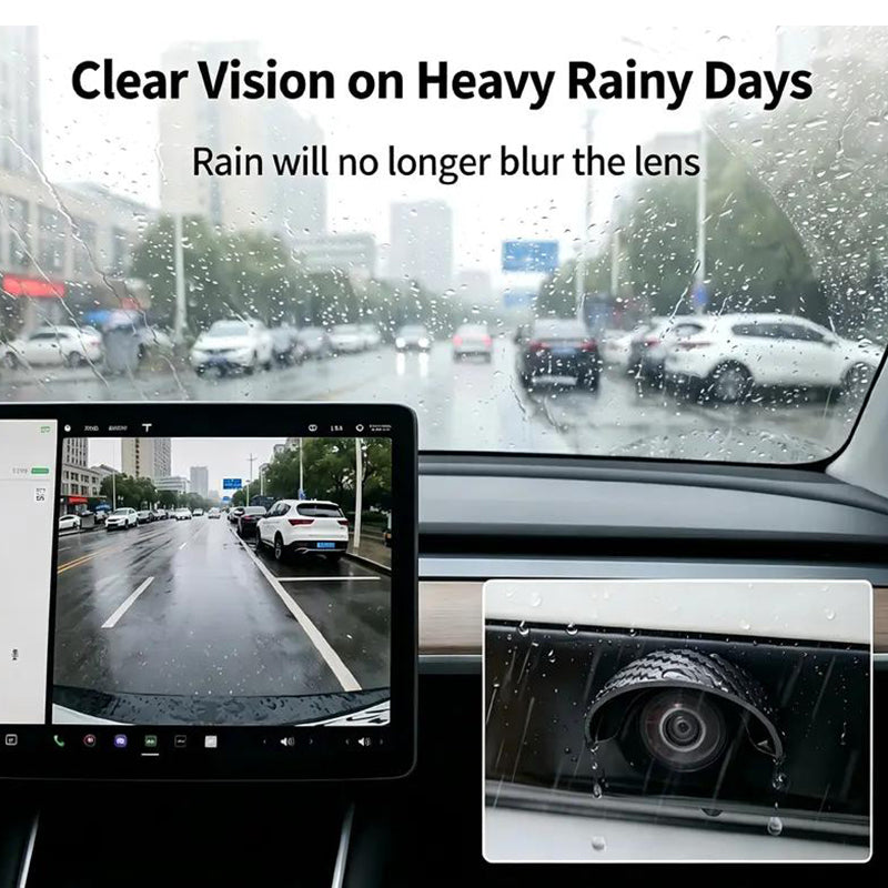 Protector universal contra la lluvia para cámara de reversa de automóvil