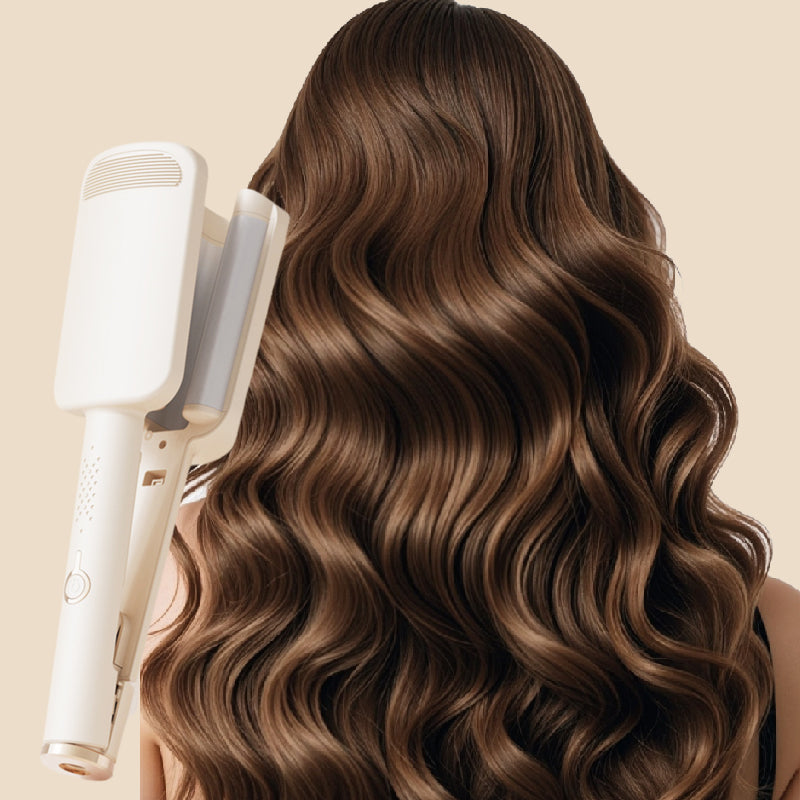 32MM krultang voor golvend haar ¨C grote, veerkrachtige krullen, 4 instelbare warmtestanden en verzorging met negatieve ionen ¨C styling van salonkwaliteit thuis