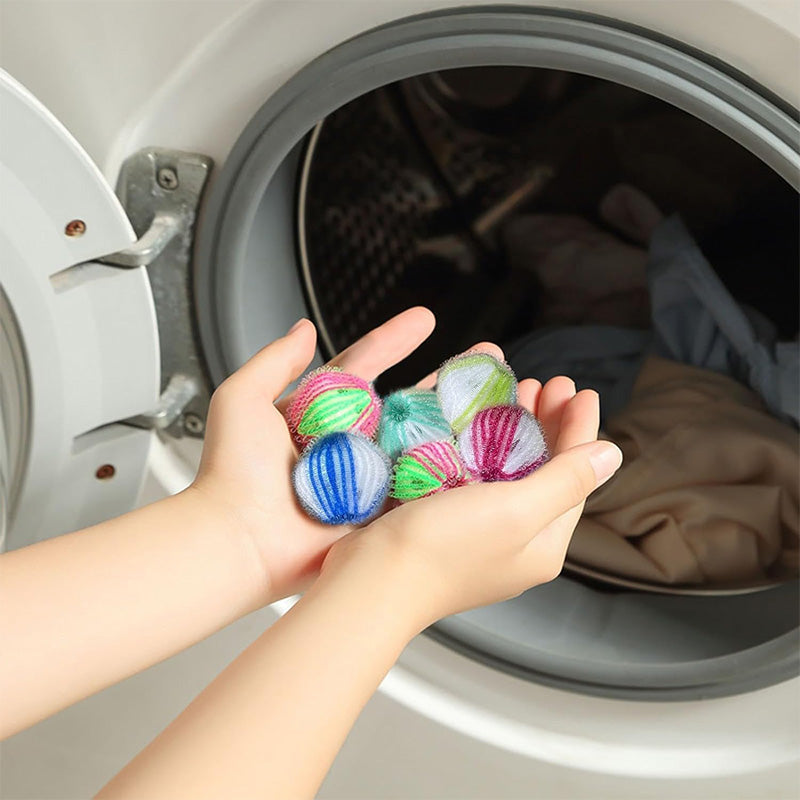 Reinigingsballen voor wasgoed die haren en pluizen verwijderen