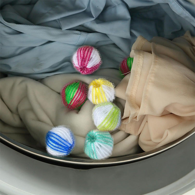 Reinigingsballen voor wasgoed die haren en pluizen verwijderen