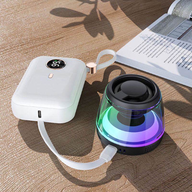 Mini altoparlante Bluetooth magnetico con luce RGB