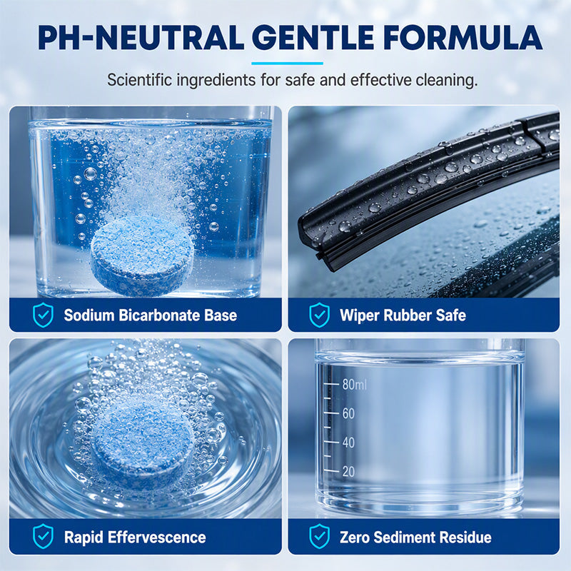 Free Car Windshield Cleaning Effervescent Tablets