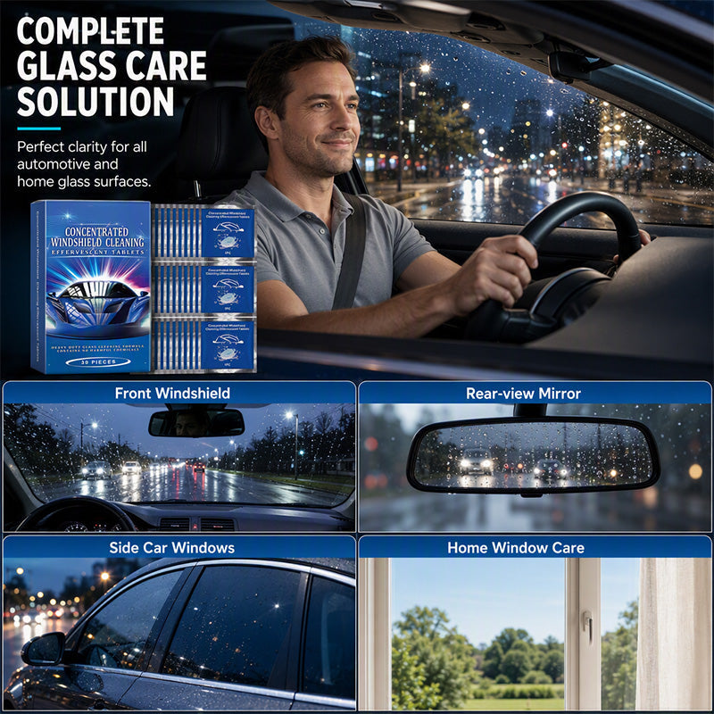 Free Car Windshield Cleaning Effervescent Tablets