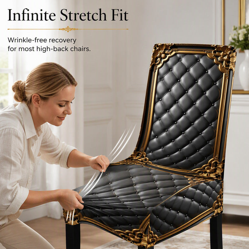 Housse de chaise extensible lavable
