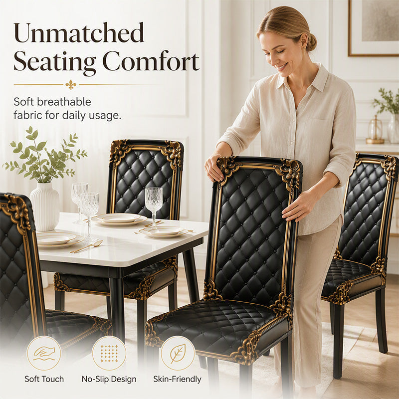 Housse de chaise extensible lavable